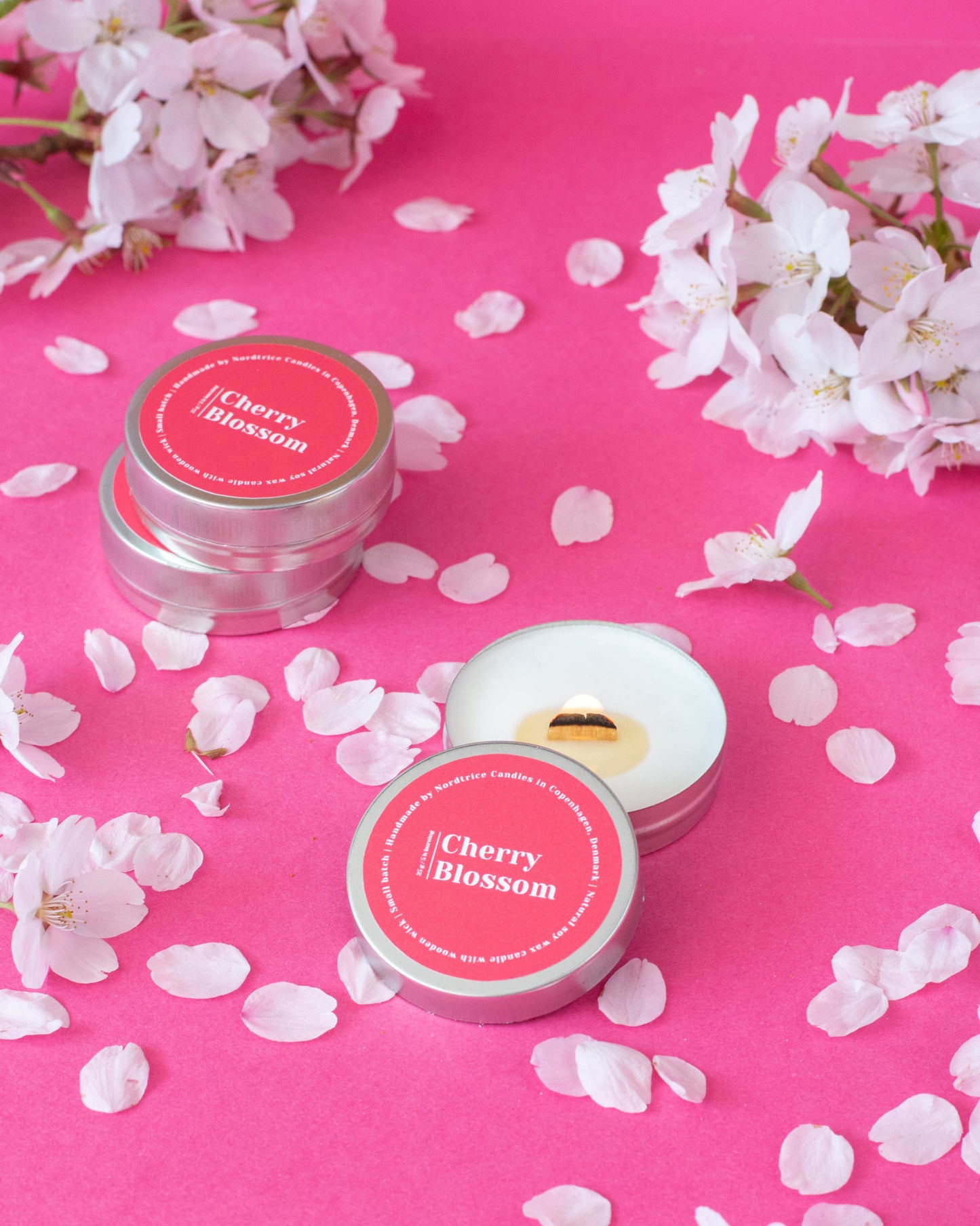 Mini duftende sojalys - Cherry Blossom