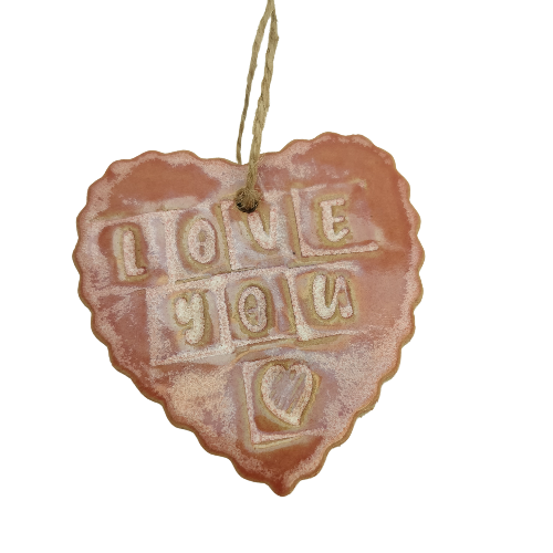 Ophæng, hjerte - love you