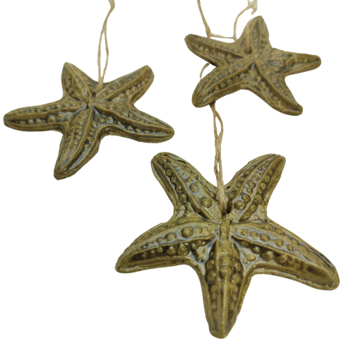 Ophæng, søstjerne - grønne nuancer