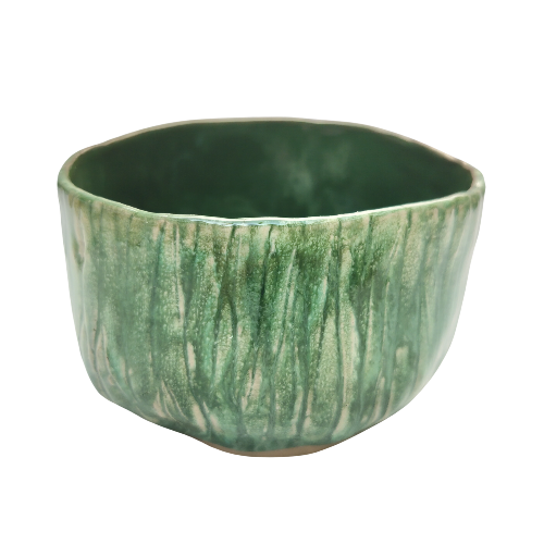 Lille grøn skål – enkelhed med kant