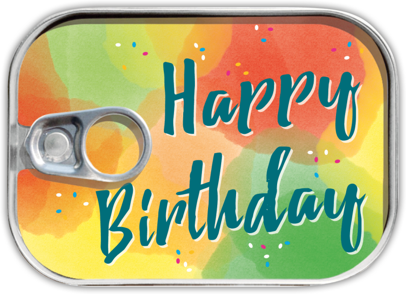 Happy Birthday - gave dåse