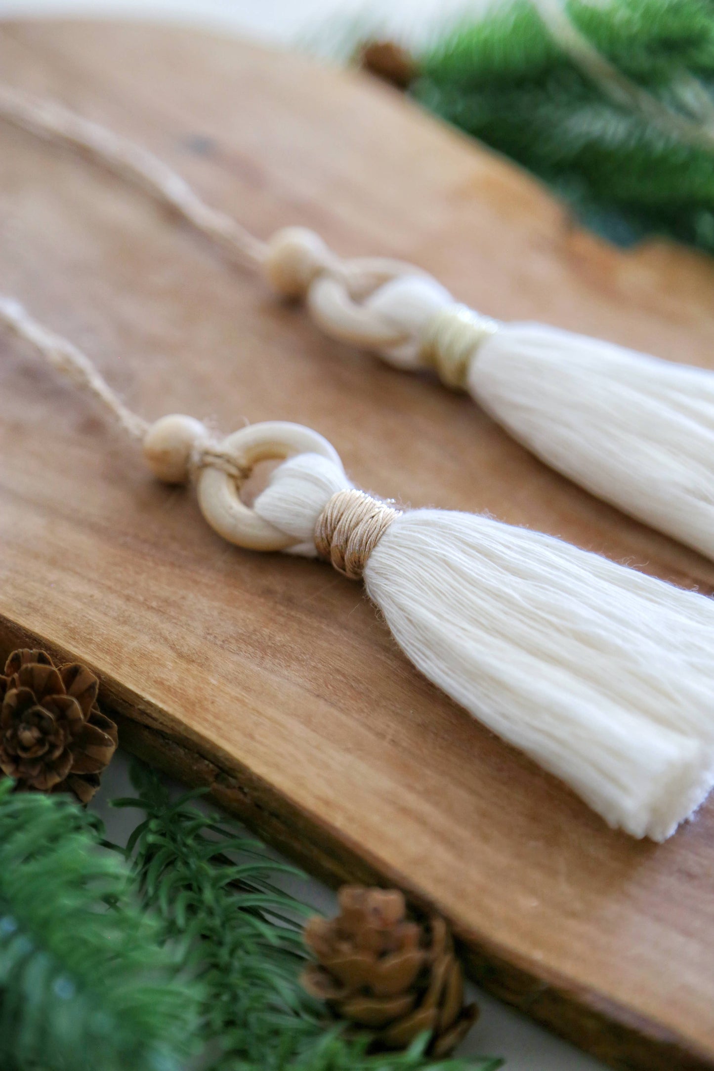 Macrame kvast – håndlavet julepynt med naturlig charme