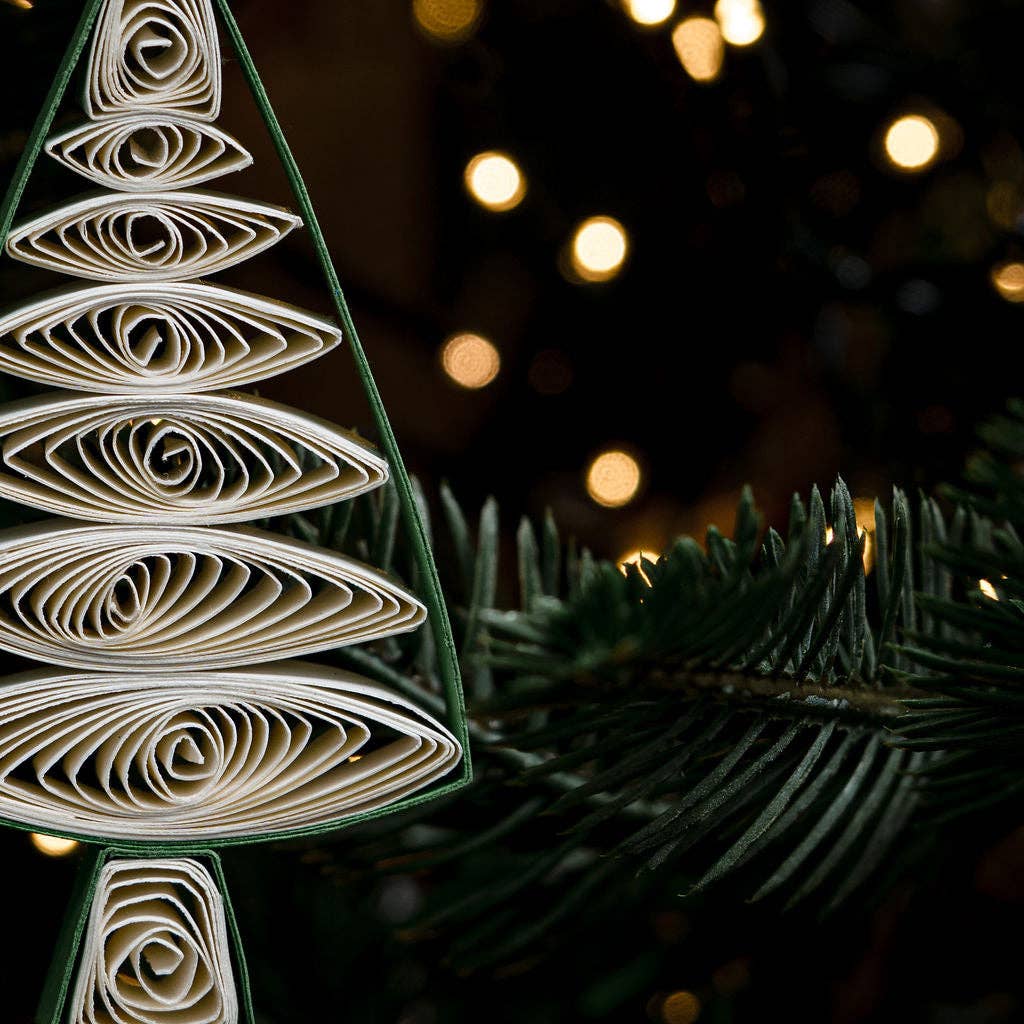 Papirjuletræ – Håndlavet dekoration