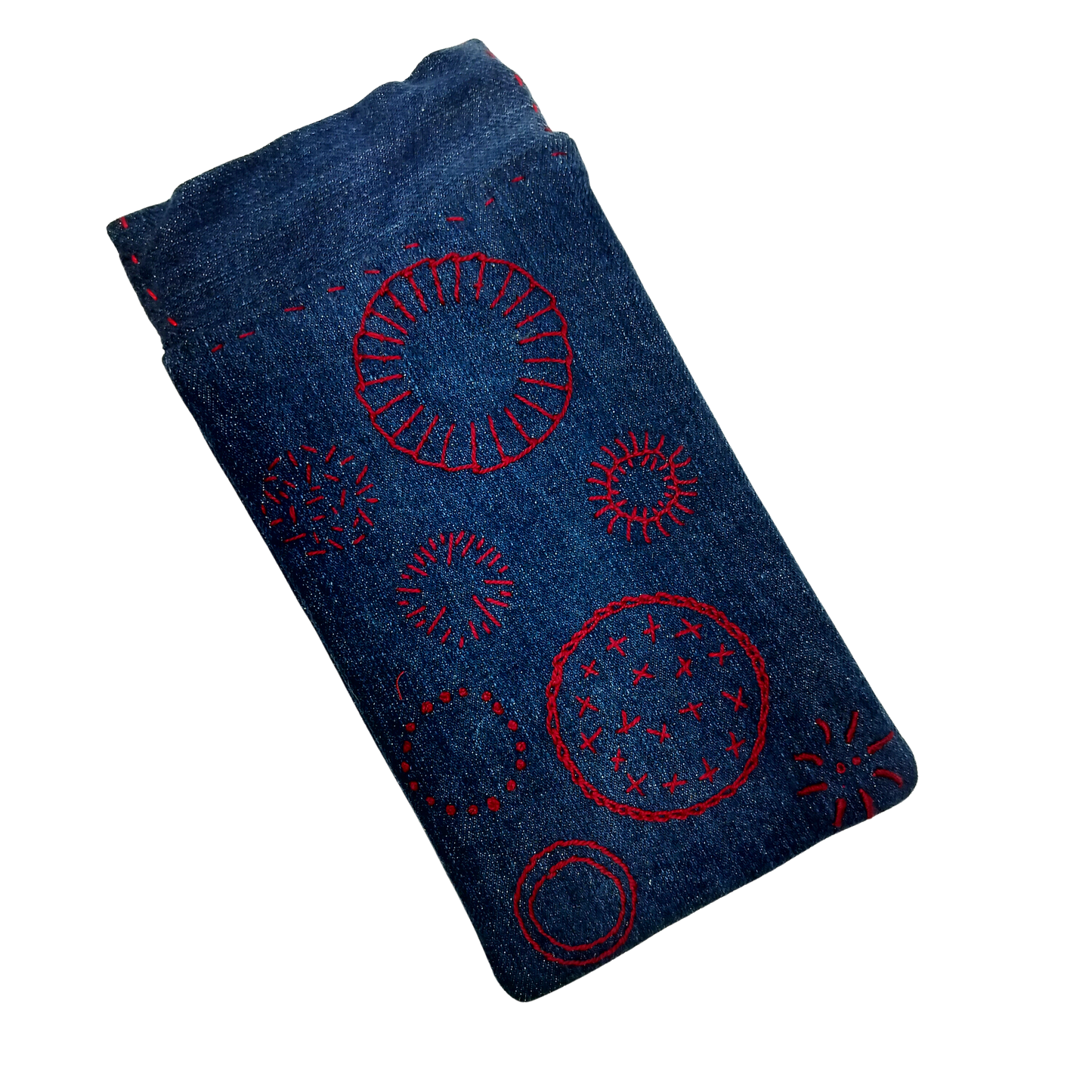 Brille etui, håndbroderet, flere designs