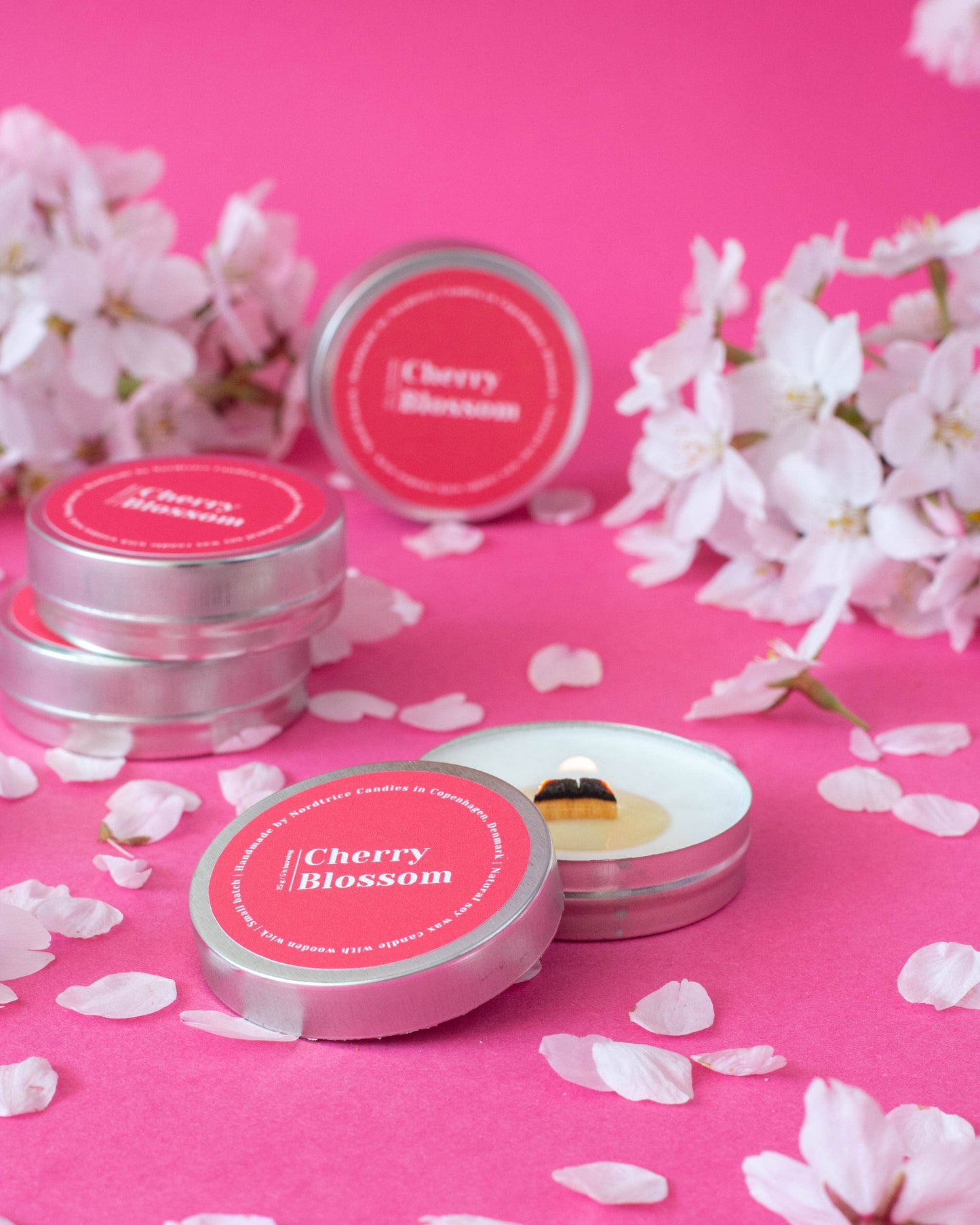 Mini duftende sojalys - Cherry Blossom