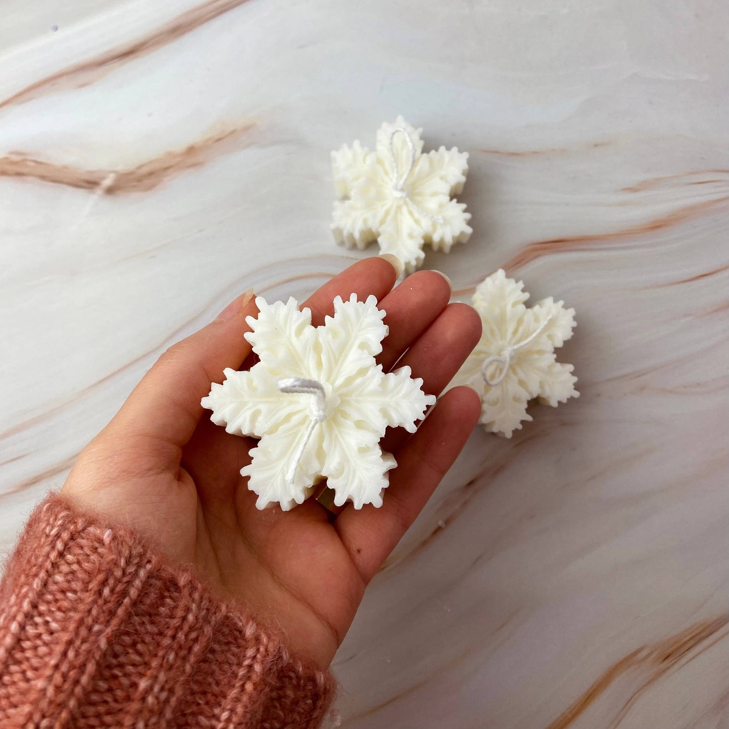 Snefnug Lys – Håndlavet sojalys