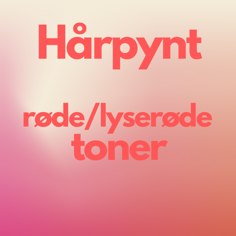 Lykkeposerne med hårpynt, flere farver