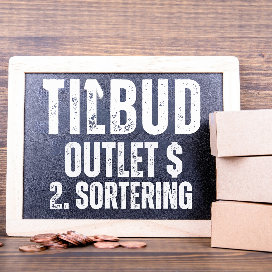 Tilbud, outlet og 2. Sortering