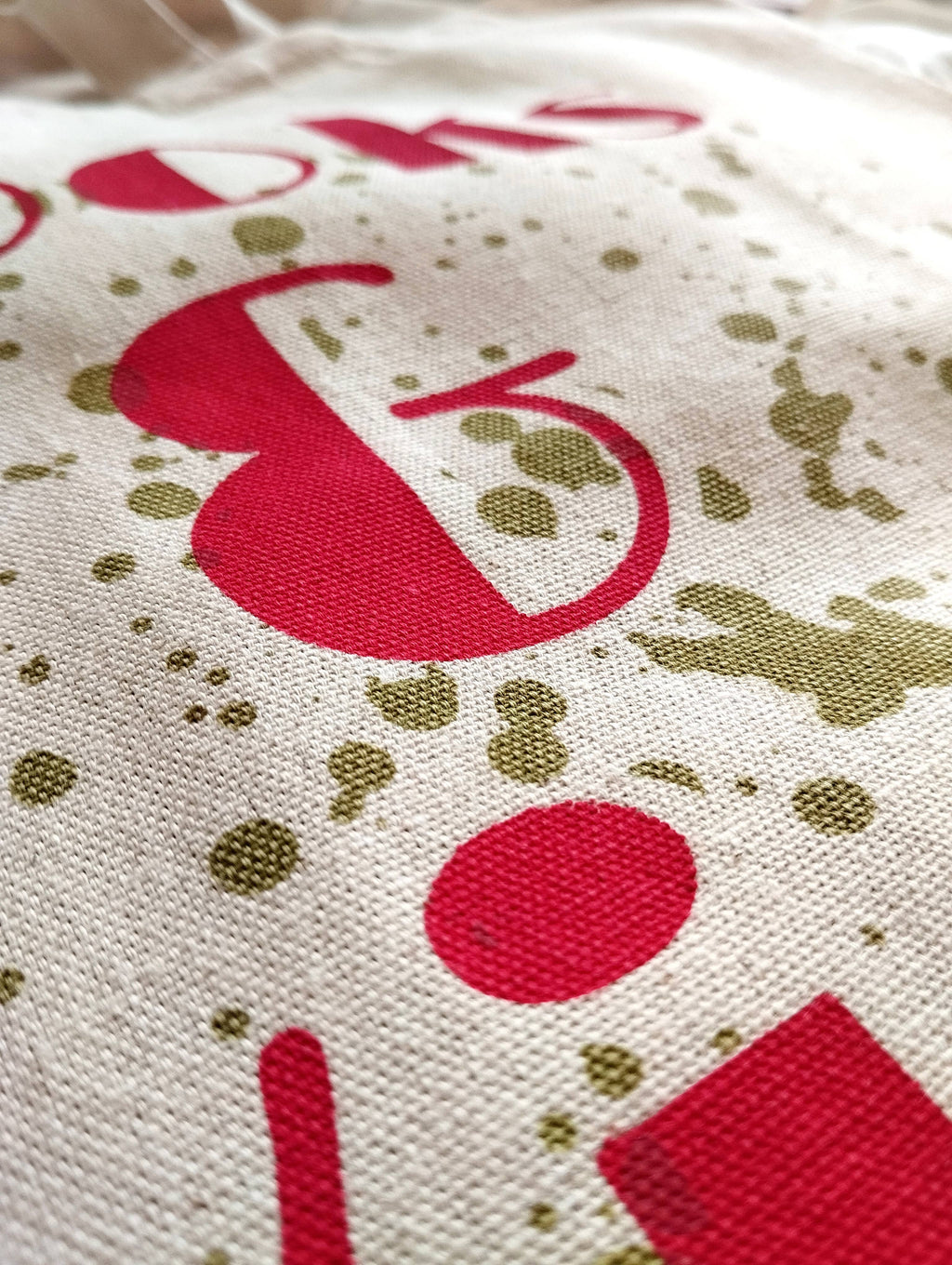 Stofnet / stoftaske “Books & Wine” – sommer, stemning og små hverdagsøjeblikke