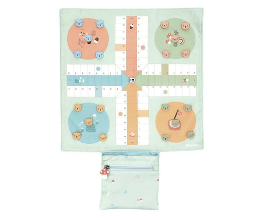 Ludo i stof – sjov i taskestørrelse 🐻🎲