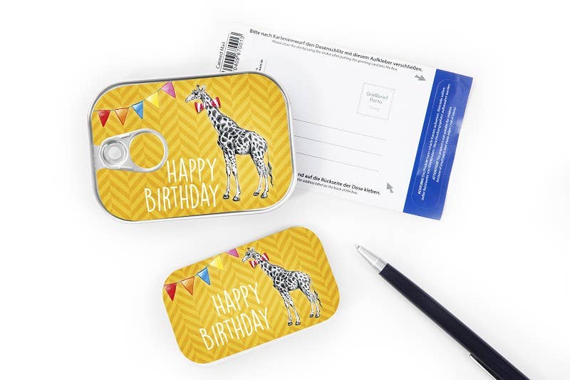 Happe birthday - gave dåse