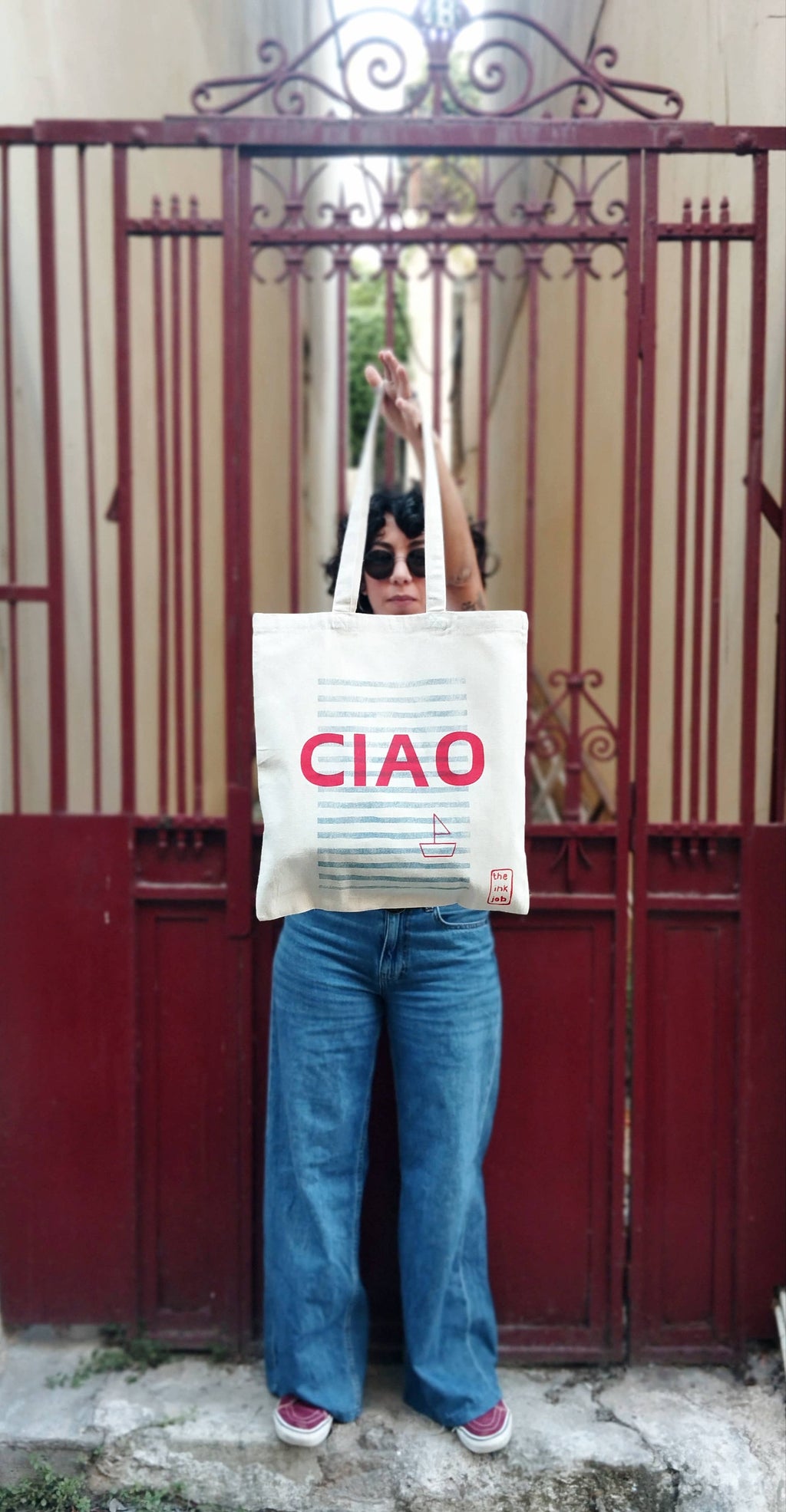 Stofnet / stoftaske 'Ciao' shoppertaske