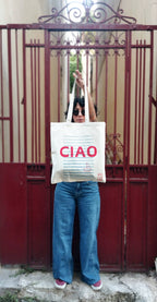 Stofnet / stoftaske 'Ciao' shoppertaske