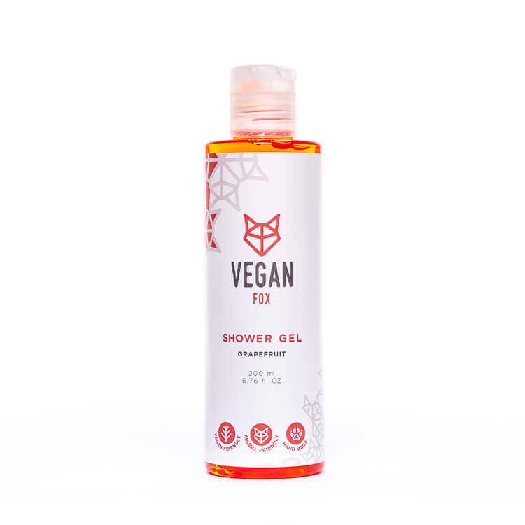 Vegansk showergel med grapefrugt – 200 ml | Vegan Fox