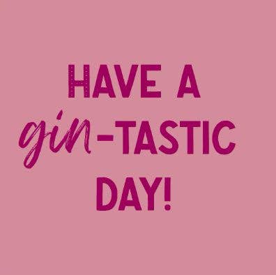 Dekorativ flise – "Have a gin-tastic day!"