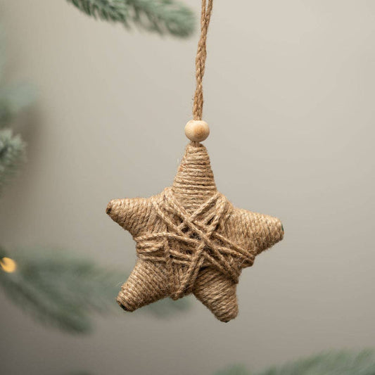 Ophæng – Stjerne i jute