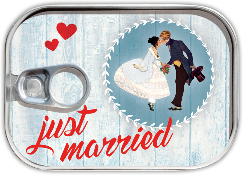 Just Married - gave dåse
