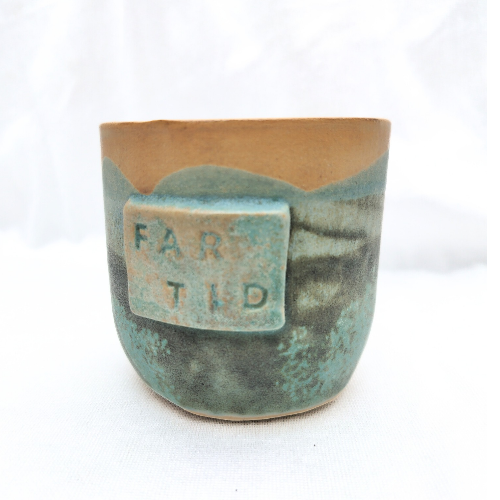 Kop "Far tid" – En kærlig pause i grønlige nuancer