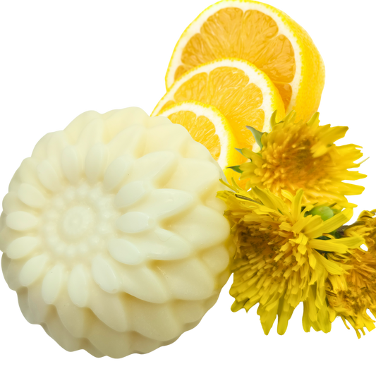 Mælkebøttesæbe – Frisk citrusduft og naturlig pleje 🍋