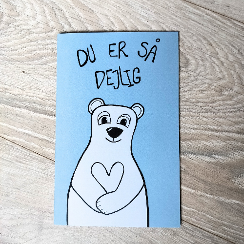 Sig det med et kort