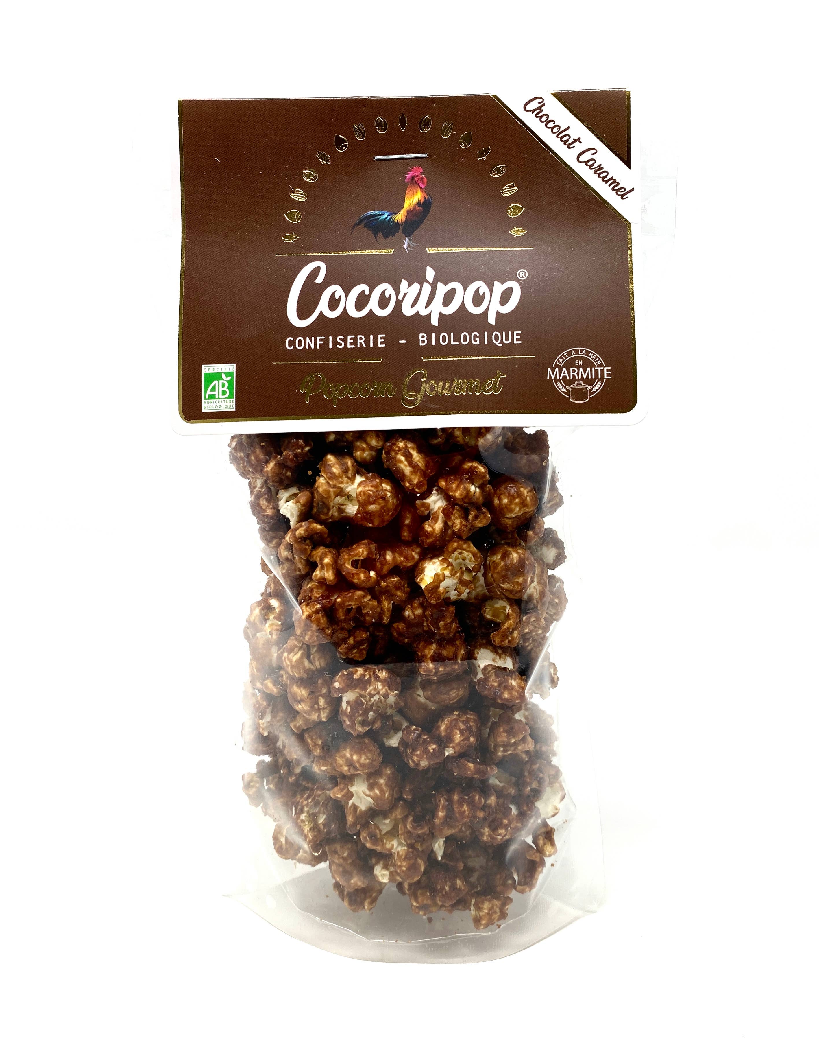 Chokolade- & karamelpopcorn