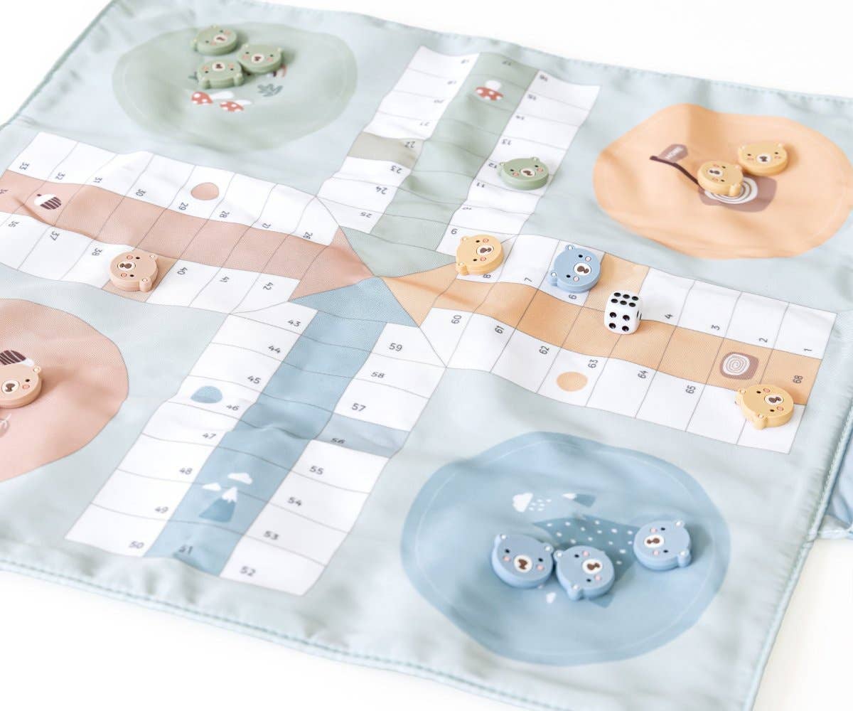 Ludo i stof – sjov i taskestørrelse 🐻🎲