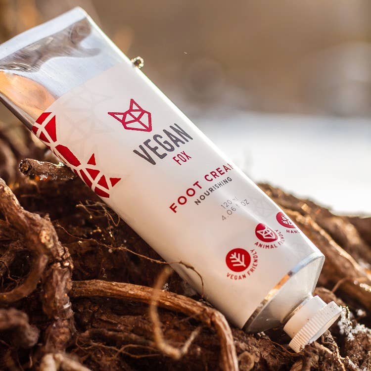 Vegansk nærende fodcreme til tørre fødder og hæle 120 ml | Vegan Fox