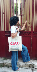 Stofnet / stoftaske 'Ciao' shoppertaske