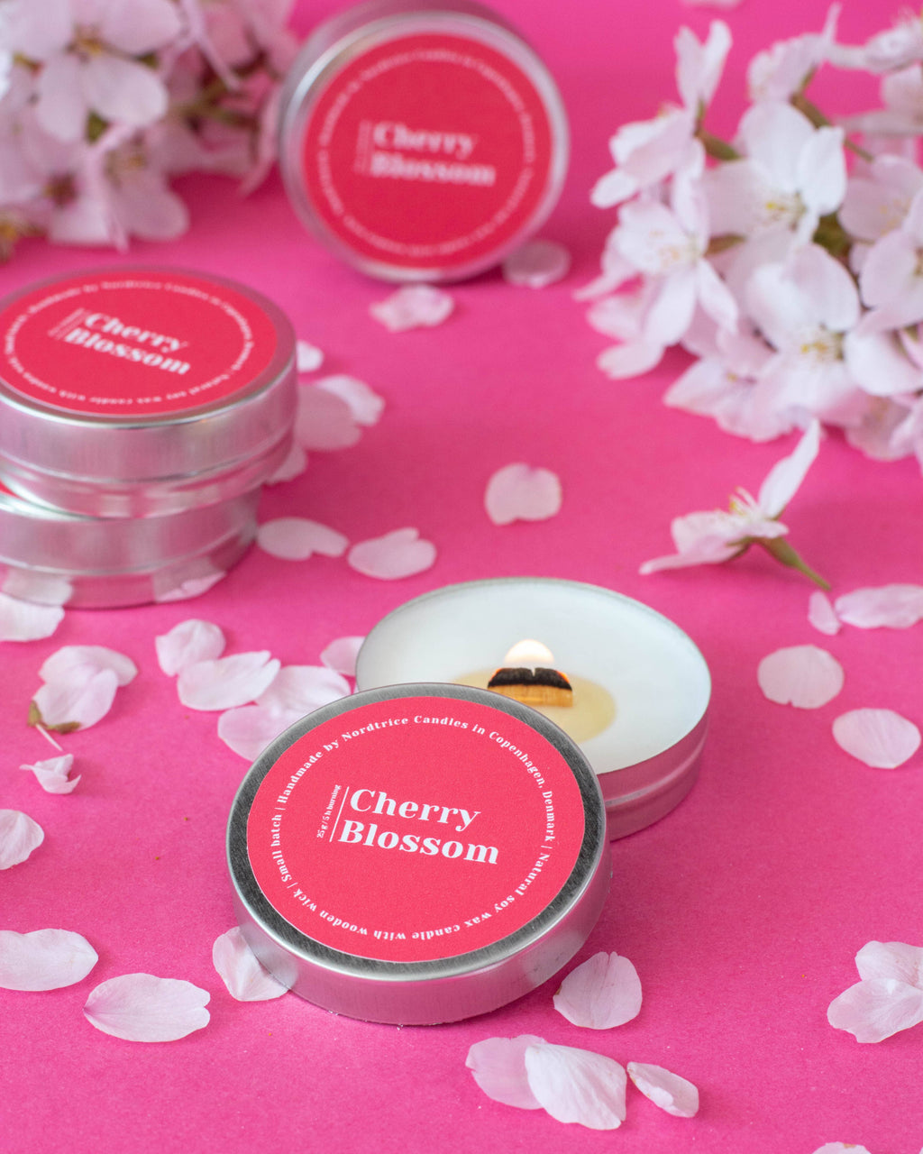 Mini duftende sojalys - Cherry Blossom