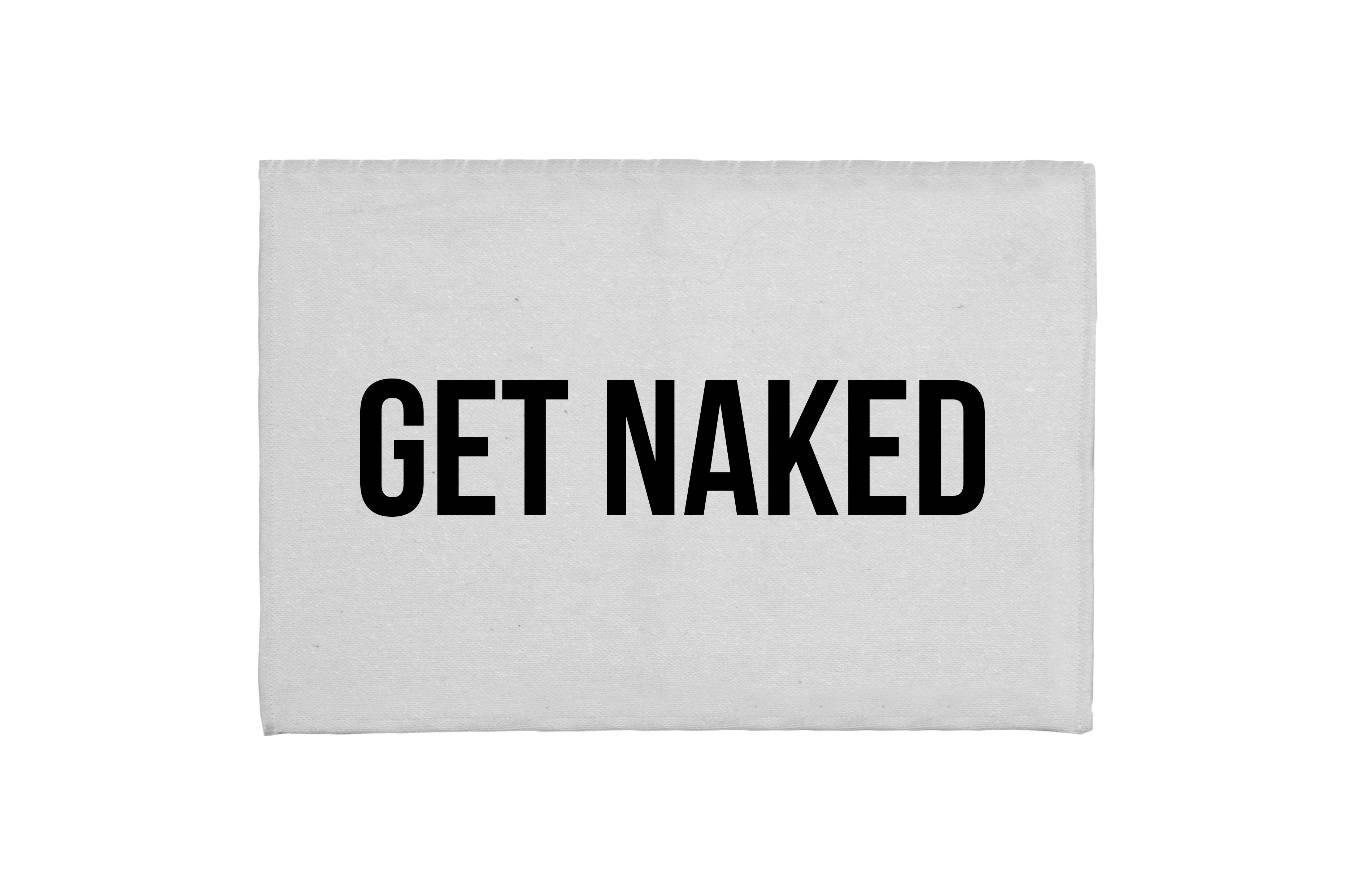 Bademåtte – Get Naked 🖤