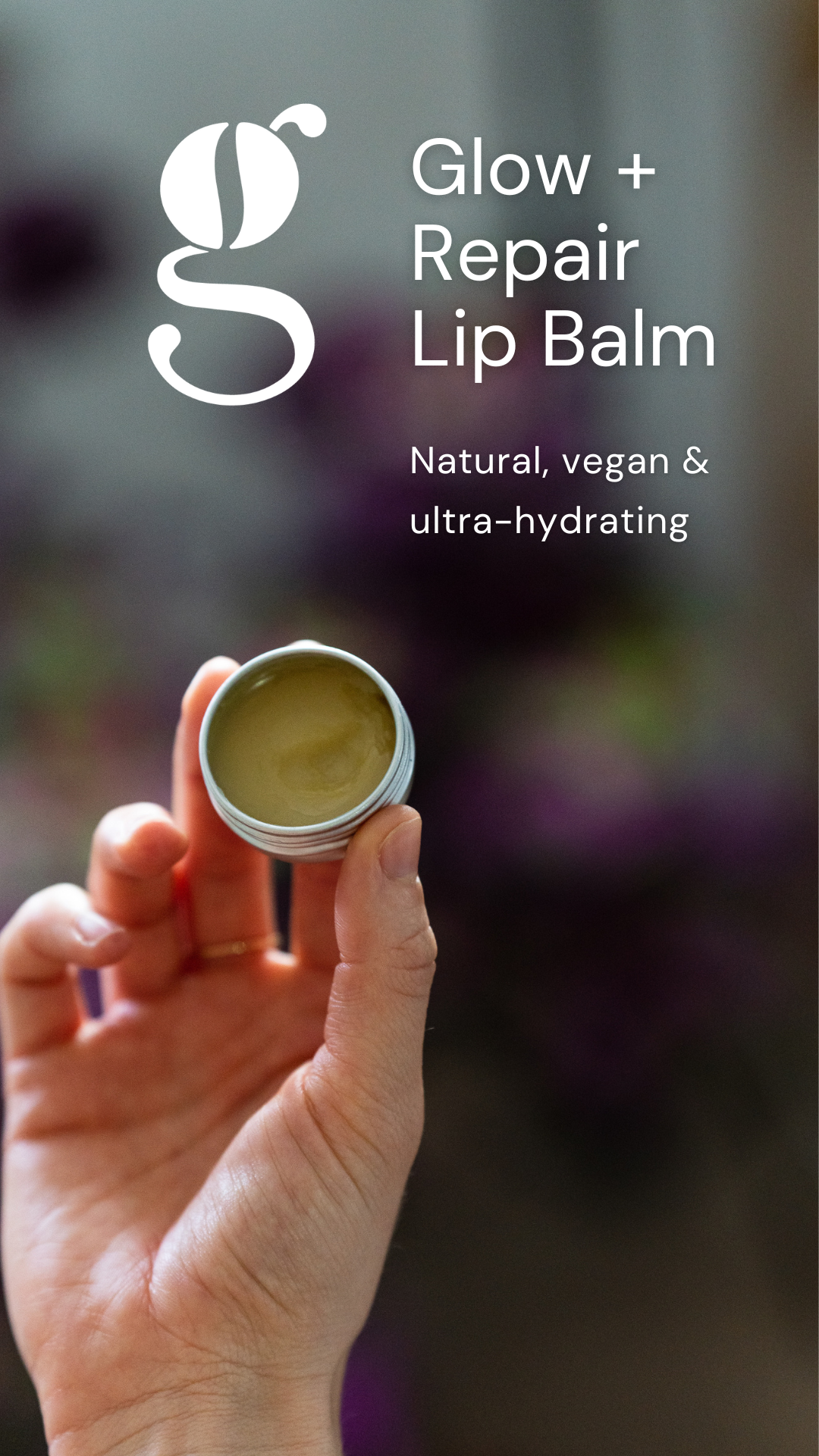 Grums Glow + Repair Lip Balm – naturlig og vegansk læbepomade