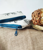 Kosmetikpung / organizer med japansk bølgemønster – stil, ro og orden i tasken