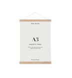 Plakatliste i Eg, stor, A3