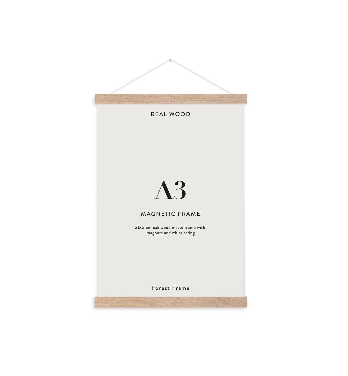 Plakatliste i Eg, stor, A3