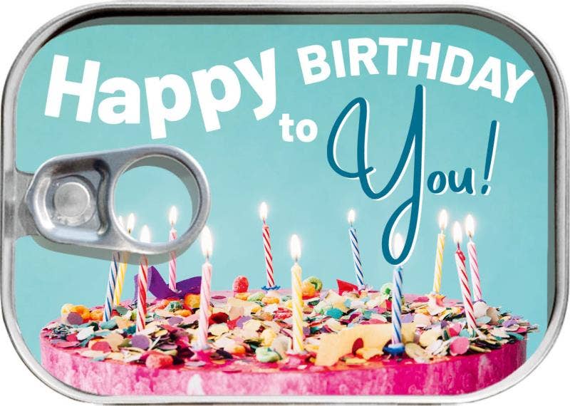 Happy birthday to you - gave dåse