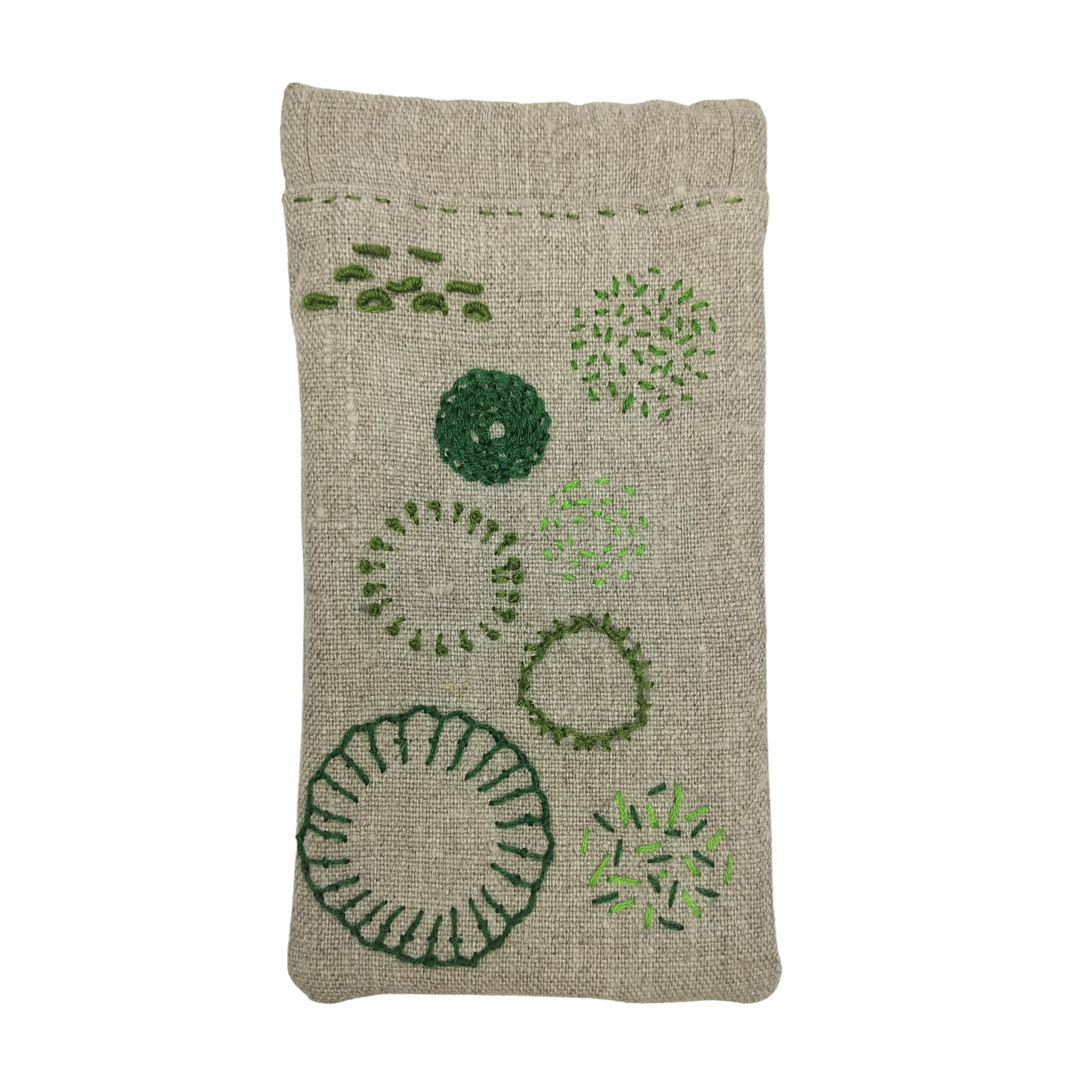 Brille etui, håndbroderet, flere designs