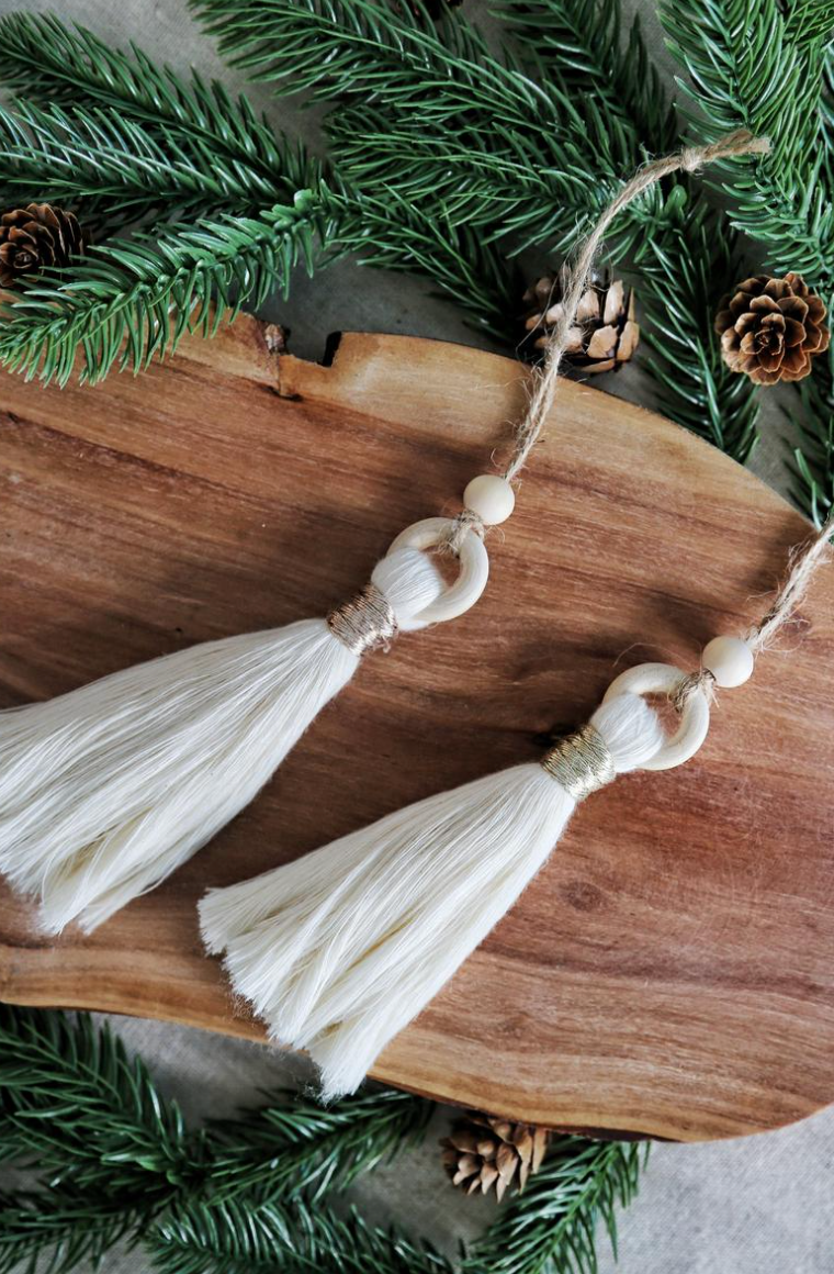 Macrame kvast – håndlavet julepynt med naturlig charme