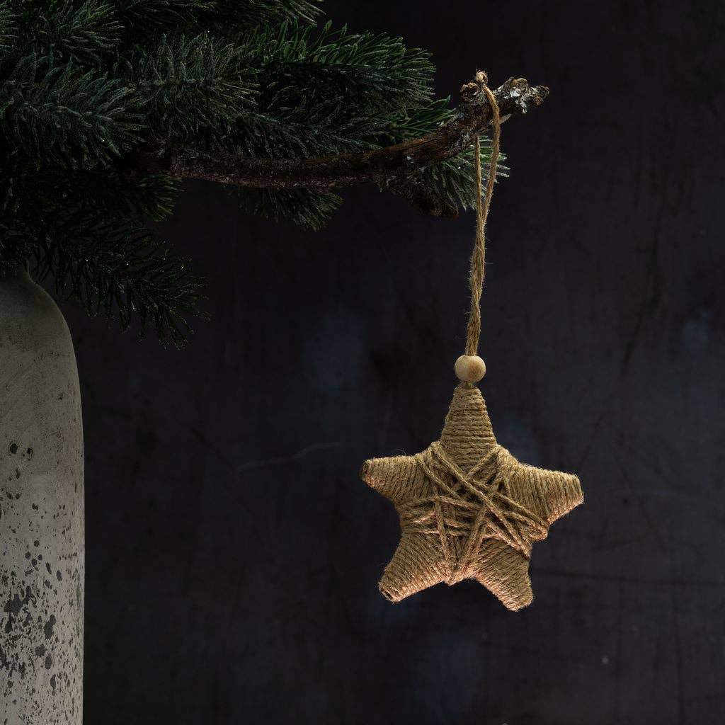 Ophæng – Stjerne i jute