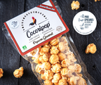 Økologisk gourmet popcorn med saltkaramel – sprød, luftig & helt uimodståelig