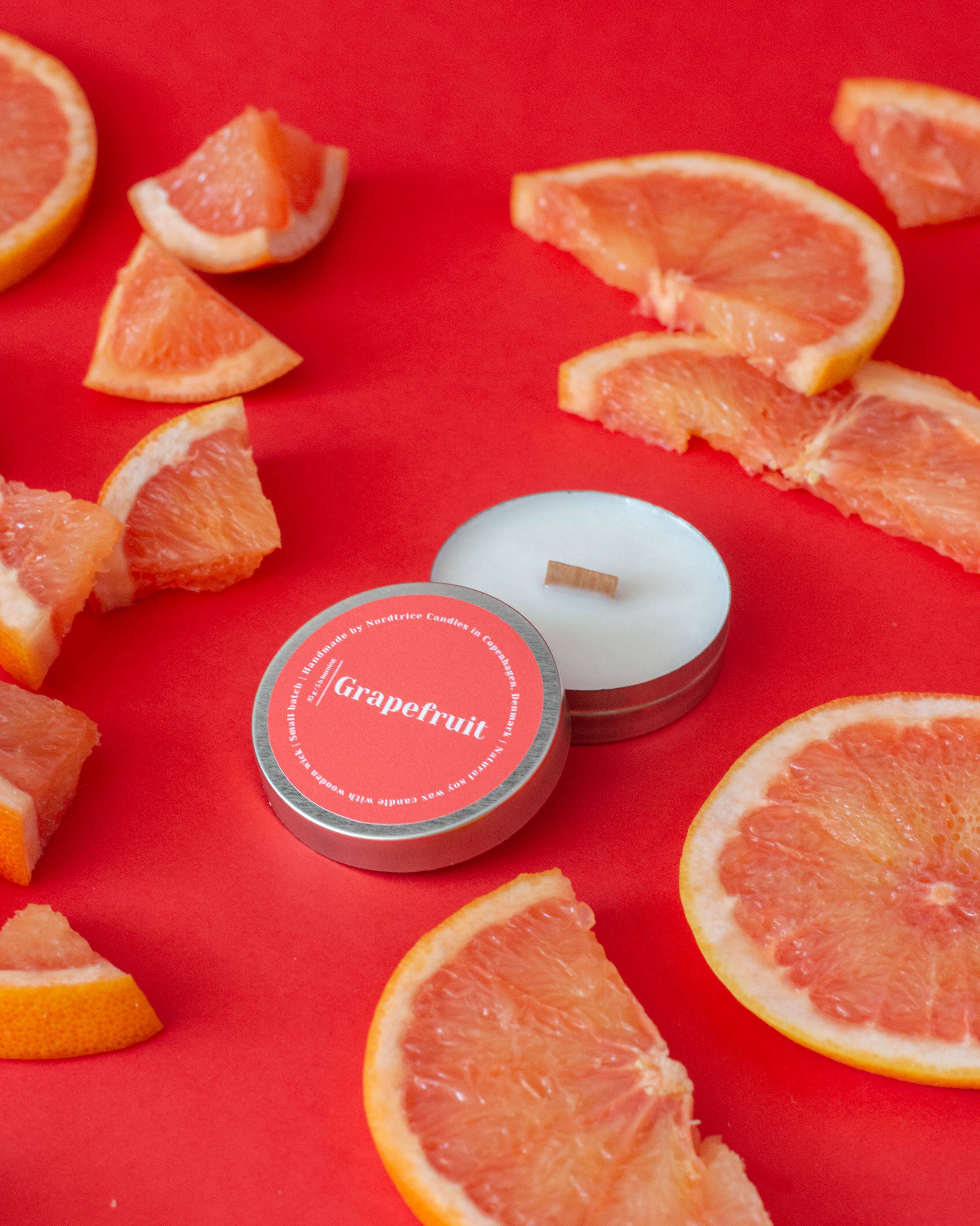 Mini duftende sojelys - Grapefrugt