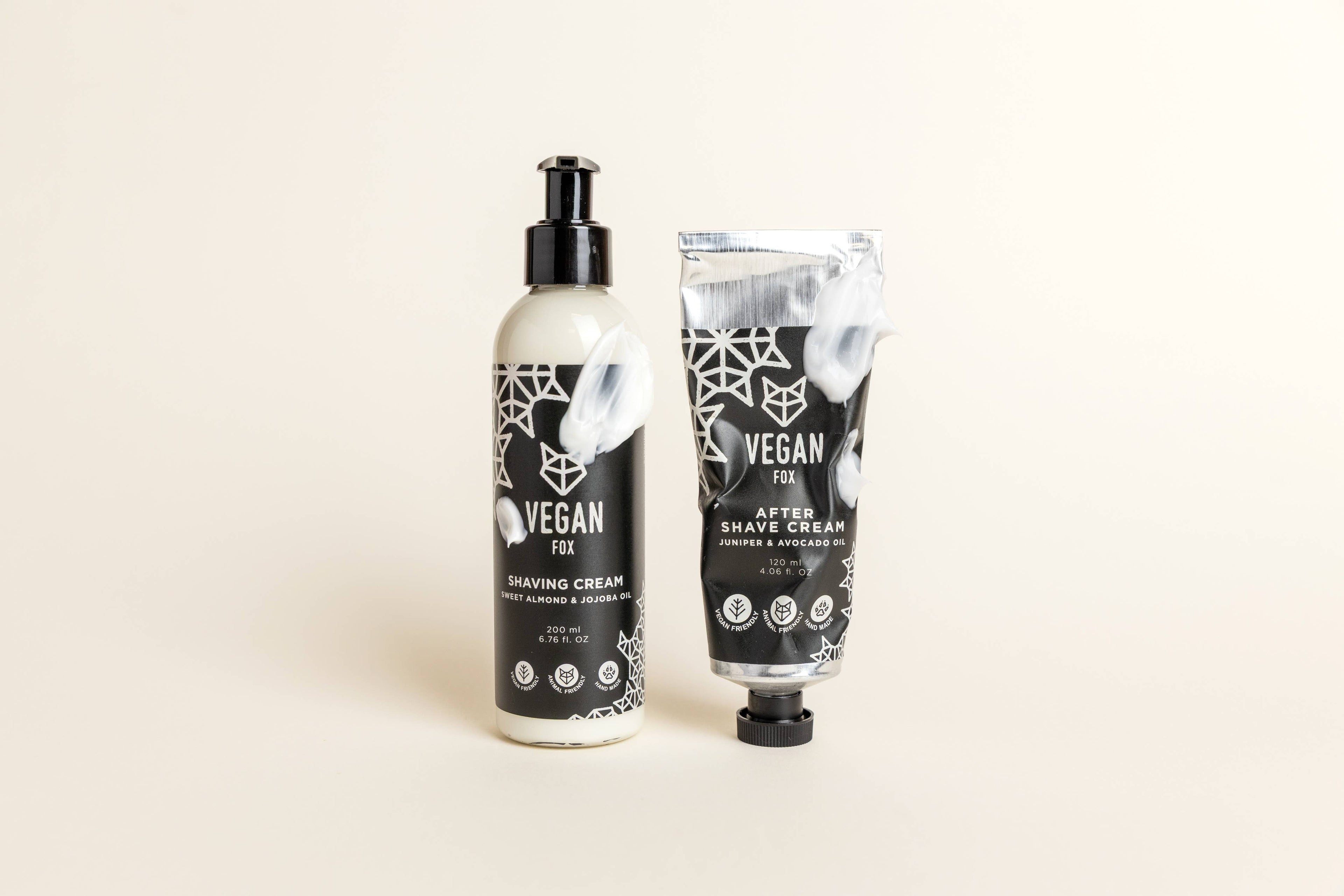 Vegansk barbercreme med naturlige ingredienser – 200 ml | Vegan Fox