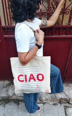 Stofnet / stoftaske 'Ciao' shoppertaske