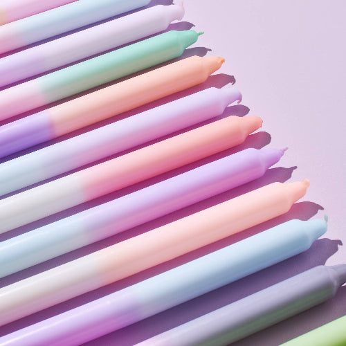 DIY dip dye lys kit – lav dine egne farverige lys