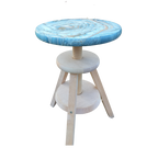 Skammel - cloud i blå nuancer