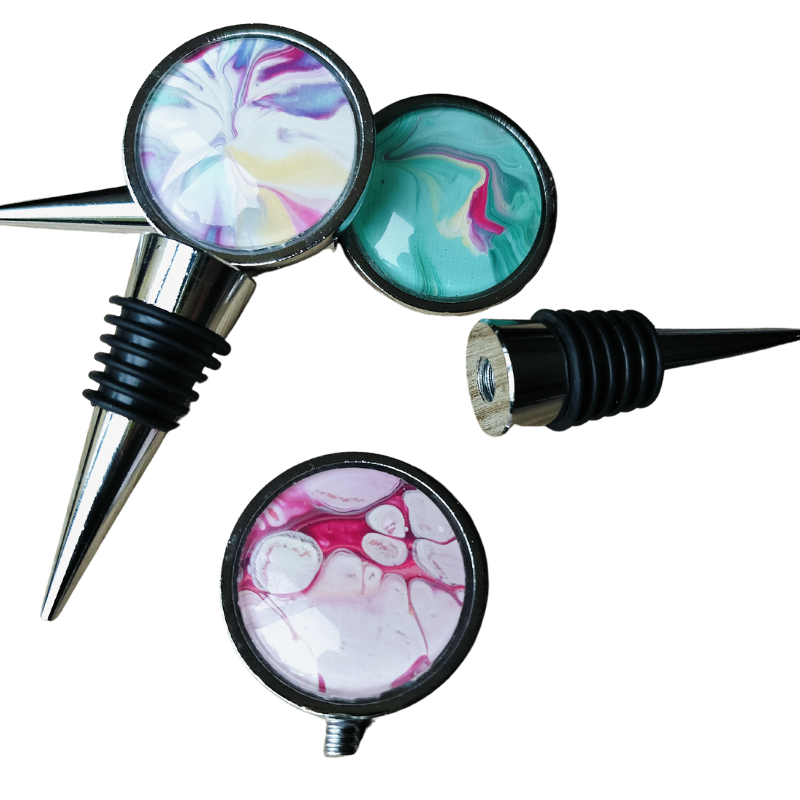 Vinprop med maleri, flere designs