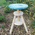 Skammel - cloud i blå nuancer