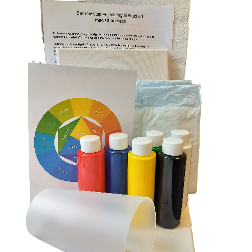 Fluid Art startpakke – komplet pouring kit til begyndere