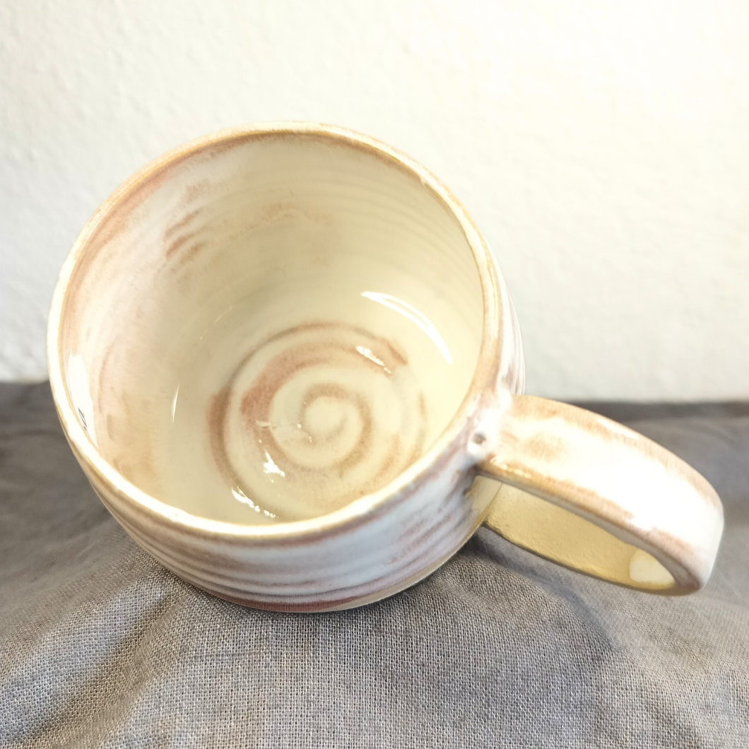 Lille kaffekop – rosa & hvid