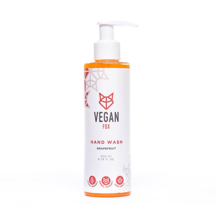 Vegansk flydende håndsæbe med grapefrugt 200 ml | Vegan Fox
