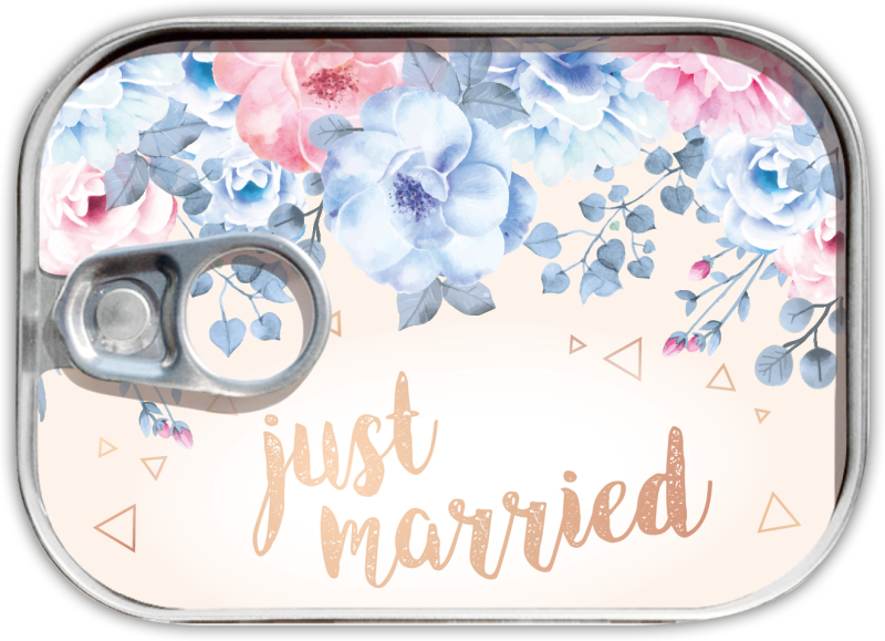 Just married - dåse gave